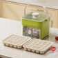 🧊2026 HOT SALE 50% OFF! 🥤 Ice Cube Maker with Storage – 48 cubes at once, leak‑proof lid. Stackable, saves space. 🏖️