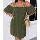 🌈2026 Summer Hot Sale 50% OFF-ONLY £14.99‼️👗Women's Elegant Solid Color Mini Dress☁️Soft Slim Short Sundress For Date Wedding Guest Party Daily Office🇬🇧