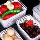 📢📢LIMITED-TIME 50% OFF: ONLY £6.99‼️🍇 3-Pack Berry Keeper for Fridge | Fruit Containers with Drain Tray | Keeps Produce Dry & Fresh Longer