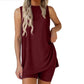 💗LAST DAY SALE 60% OFF⚡50K+ SOLD💕Women’s Sleeveless 2-Piece Lounge Set✨Split Hem Shorts Matching Travel Resort Outfit🌴