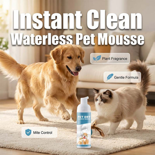🎉Final 12 Hours- Only ￡7.99!!🐶🐱Waterless Pet Cleaning Mousse for Dogs & Cats