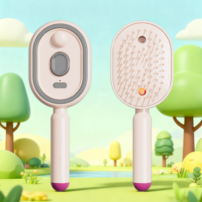 📢🔥HOT SALE 50% OFF🔥⏰Electric Spray & Massage Hair Brush🔥