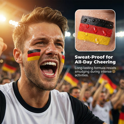 🏆LAST DAY 49% OFF 🔥⚽Welcome the World Cup🔥National Flag Face Paint Stick for Sports Fans🎁