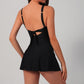 🏖️LAST DAY SALE 49% OFF🔥Your Go-To Tummy Control Swim Dress 🌞 | Flattering One-Piece with Tie Waist & Skirt 🩱🌊