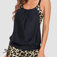 🏖️🩱2026 Hot Sale 49% OFF🌼Sexy Leopard Cross Back Two-Piece Tankini Swimsuit