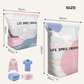 🔥LAST DAY SALE – ONLY ￡6.99!!‼️🗃️No-Pump 3D Vacuum Storage Bags💨Thick Space-Saving Compression Bags For Clothes Bedding Luggage Home Organizer🇬🇧
