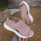 ⏰Time-Limited Special Price: ￡13.99!!🩴Women’s Knit Platform Sandals – Lightweight, Breathable & Arch-Supported 🏝️☁️  Cushioned Memory Foam Footbed • Non-Slip Sole • All-Day Comfort for Summer Walks, Holidays & City Days 🎁🇬🇧
