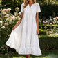 💃Summer Hot Sale 60% OFF💃Women's Elegant Cutout V-Neck Maxi Dress