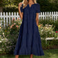 💃Summer Hot Sale 60% OFF💃Women's Elegant Cutout V-Neck Maxi Dress