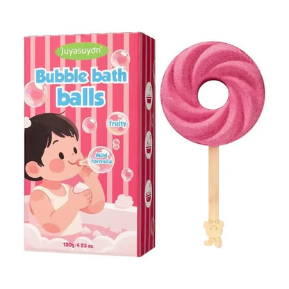 🍭Reusable Cute Lollipop Bath Bomb🛁,Colorful Bubble Bath Ball for Fun Bath Time💧