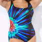 🔥Only £12.99 Last Day Promotion🎁!🩱Fashion printed swimsuit with pleated design, instantly slims your figure ✨