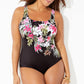 🔥Only £12.99 Last Day Promotion🎁!🩱Fashion printed swimsuit with pleated design, instantly slims your figure ✨