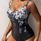 🔥Only £12.99 Last Day Promotion🎁!🩱Fashion printed swimsuit with pleated design, instantly slims your figure ✨