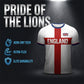 ⏳LAST DAY ONLY £13.99‼️🔥⚽England Football T-Shirt, Large Letter Print, Sporty Casual Wear, Must-Have Culture Tee, Short Sleeve, Long Length, Loose-Fitting🦁