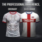 ⏳LAST DAY ONLY £13.99‼️🔥⚽England Football T-Shirt, Large Letter Print, Sporty Casual Wear, Must-Have Culture Tee, Short Sleeve, Long Length, Loose-Fitting🦁