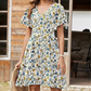 💗LAST DAY SALE 60% OFF⚡50K+ SOLD💕👗Women's Swing Floral Ruffle Short Sleeve A-line Shift Dress with Pockets🌸