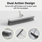 🎉Surprise Price ￡9.99!!✨🧹 2-in-1 Grout & Corner Scrubber Brush with Squeegee🫧