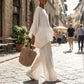 🌞Sommerangebot 50 % Rabatt😍Women's Relaxed Co-ord Set – Loose-Fit Shirt & Wide-Leg Trousers 🌿☁️  Soft, Comfortable & Stylish • Perfect for Daily & Holiday Wear