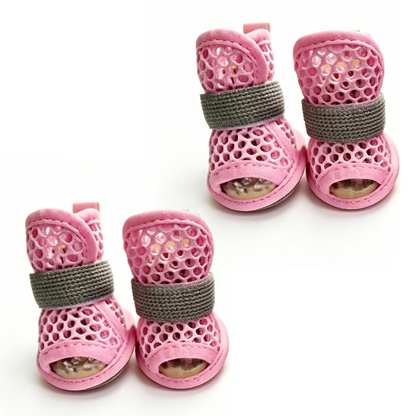 🔥 Last Day Special Price : Only £7.99!!💥⚡Lightweight Mesh Anti-Slip Pet Dog Boots ☀️🐶 | Indoor & Outdoor All Terrain Use🐾