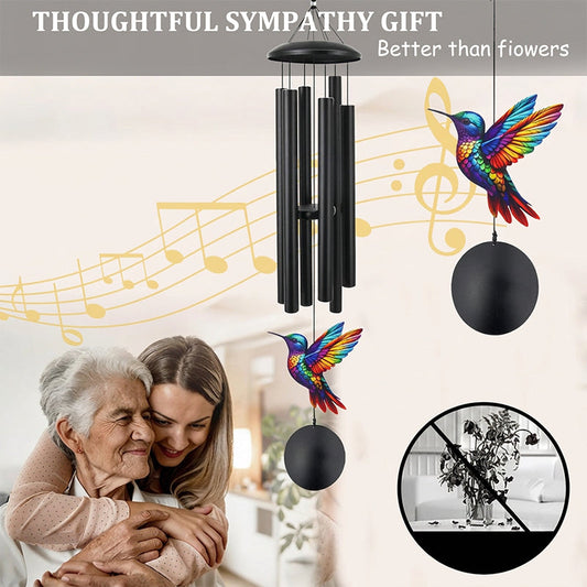 ⚡LAST DAY SALE 60% OFF🔥50K+ SOLD💥Vintage Metal Memorial Wind Chimes for Garden 🐓🦋🪽
