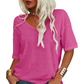 🏆LAST DAY SALE 49% OFF🔥Women's Casual V-Neck Short Sleeve T-Shirt 🩷 | Soft Breathable Multi Colors