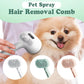 🔥Summer Hot Sales 50% OFF💦Rechargeable Spray Pet Deshedding Massage Comb✨USB Charged All Coat Types🐾
