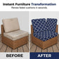 🌀LAST DAY HOT SALE 60% OFF⚡50K+ SOLD🛋️Botanical Patio Sofa Cushion Cover – Stretch, Water-Resistant ✨