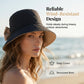 ⏳Summer Hot Sale – Only ￡12.99!!🔥💐 Women's Bowknot Wide Brim Sun Protective Hat👒 – Oversized wide brim blocks UV rays, delicate bow decor, ideal for beach, travel & outdoor walking✨