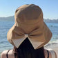 ⏳Summer Hot Sale – Only ￡12.99!!🔥💐 Women's Bowknot Wide Brim Sun Protective Hat👒 – Oversized wide brim blocks UV rays, delicate bow decor, ideal for beach, travel & outdoor walking✨