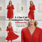 👗LAST DAY SALE 60% OFF⚡50K+ SOLD💕🪞Chic V-Neck Dress with Lace Cutout Details✨Soft Hollow Lace Splicing Midi Dress For Date Wedding Guest Party💐