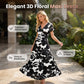 👗Summer Hot Sale 50% OFF: Only £14.99!!💥🌈 Women's V neck Ankle Length Floral Print Beach Long Flowy  Maxi Dress with Pockets🎀
