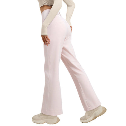 🏆LAST DAY SALE 60% OFF：ONLY ￡14.99‼️🥰Figure-Flattering Straight-Leg Yoga Pants✨High Waist Stretch Slim Fit Breathable Workout Trousers