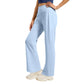 🏆LAST DAY SALE 60% OFF：ONLY ￡14.99‼️🥰Figure-Flattering Straight-Leg Yoga Pants✨High Waist Stretch Slim Fit Breathable Workout Trousers
