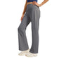 🏆LAST DAY SALE 60% OFF：ONLY ￡14.99‼️🥰Figure-Flattering Straight-Leg Yoga Pants✨High Waist Stretch Slim Fit Breathable Workout Trousers