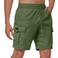 ⏳Summer Hot Sale 60% OFF⚡50K+ SOLD☀️Elastic Waist Cargo Shorts For Men👖Lightweight Multi Pocket Daily Casual Short Trousers