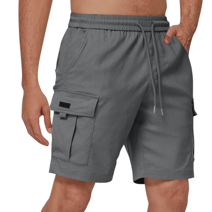 ⏳Summer Hot Sale 60% OFF⚡50K+ SOLD☀️Elastic Waist Cargo Shorts For Men👖Lightweight Multi Pocket Daily Casual Short Trousers