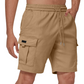 ⏳Summer Hot Sale 60% OFF⚡50K+ SOLD☀️Elastic Waist Cargo Shorts For Men👖Lightweight Multi Pocket Daily Casual Short Trousers