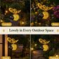🏆LAST DAY SPECIAL PRICE ￡9.99‼️50K+ SOLD💕🐝Solar Powered Hanging Bee Garden Light🌻Waterproof LED Outdoor Hanging Ornament Lamp For Yard Patio