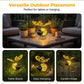 🏆LAST DAY SPECIAL PRICE ￡9.99‼️50K+ SOLD💕🐝Solar Powered Hanging Bee Garden Light🌻Waterproof LED Outdoor Hanging Ornament Lamp For Yard Patio