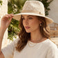 🏆LAST DAY 45% OFF：ONLY £12.99!!💥☀️Women’s Foldable Knit Fedora Sun Hat👒Breathable Lightweight Packable Wide Brim Beach Sun Hat✨