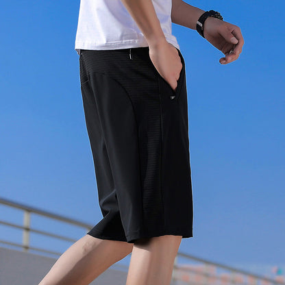 🔥Summer Hot Sale 50% OFF：Only ￡11.99‼️❄️Men’s Stretch Ice Silk Shorts🧊Cool Ice Silk Fabric☁️🤸4-Way Stretch Elastic Fit💦Sweat-Wicking No Sticky Skin🎗️Elastic Drawstring Waist For Daily & Loungewear