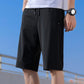 🔥Summer Hot Sale 50% OFF：Only ￡11.99‼️❄️Men’s Stretch Ice Silk Shorts🧊Cool Ice Silk Fabric☁️🤸4-Way Stretch Elastic Fit💦Sweat-Wicking No Sticky Skin🎗️Elastic Drawstring Waist For Daily & Loungewear