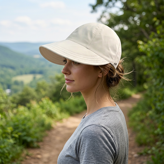🌞Summer Hot Sale 50% OFF: Only ￡6.99!!✨👒Women’s UPF 50+ Elegant Foldable Sun Hat – Wide-Brim Cotton Bucket Hat with Neck Flap & Adjustable Strap🌼🇬🇧Packable, Breathable Beach Outdoor Sun Protection Cap