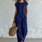🌈2026 Summer Hot Sale 50% OFF!🪡Women's Asymmetric Hem Top & Pants 2-Piece Set✨Irregular Cut Loose Matching Outfit Soft Fabric Casual Daily Holiday Suit