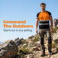 🔥 LIMITED-TIME 50% OFF! ✨👕Men’s Fluorescent Color Block Athletic Shirt Outdoor Safety Tee🏃High Visibility Quick Dry Work Sports Top🏗️Lightweight Breathable Quick Dry Outdoor Work Sport Tee