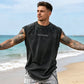 🔥SUMMER HOT SALE £12.99!!💥50K+ SOLD!🏋️Vintage Wash Loose Fit Gym Muscle Tee✨Retro Sleeveless Workout Tank Top For Men⏳Limited Stock