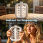 ❄️Summer Drinks Essential Hot Sale:Only ￡12.99‼️🍶Portable Silicone Ice Ball Maker Kettle✨2-in-1 Water Bottle Ice Ball Mold For Cocktail Whiskey Beverage Cooling