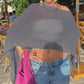 🔥SUMMER HOT SALE £10.99!!💥50K+ SOLD!🧶Women's Hollow Out Knit Shawl Poncho✨Lightweight Breathable Loose Knit Cover Up For Daily Beach Holiday🏖️