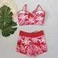 👙Summer Beach Swimwear Hot Sale £13.99!!💥50K+ Sold!🌴Women’s Printed Two-Piece Swimsuit✨High Waist Bikini Set Floral Print Split Swimwear For Pool Holiday