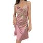 💗LAST DAY SALE 60% OFF – ONLY ￡11.99!!⚡50K+ SOLD💕☁️Women's Sleeveless Sleep Slip Dress💤Silky Smooth Nightgown V-Neck Loose Mini Night Dress For Bedroom Rest🇬🇧